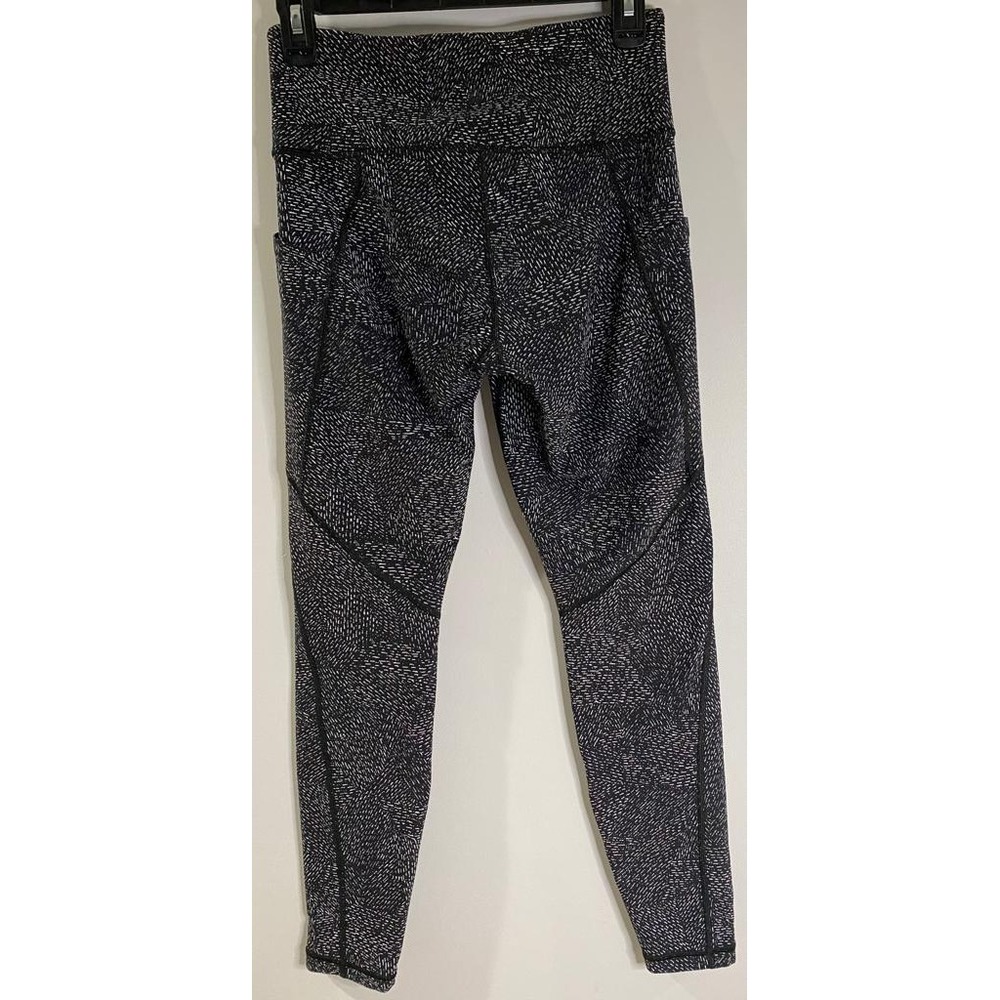 Athleta Womens Salutation Stash Pocket Tight Gray Leggings Small RN 54023